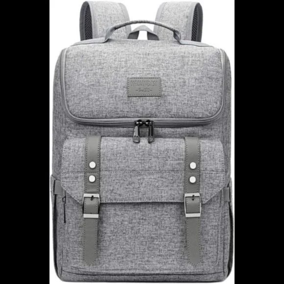 New Backpack Travel Laptop Backpack with usb Charging Fits 15.6 Inch Laptop Grey - Picture 5 of 7